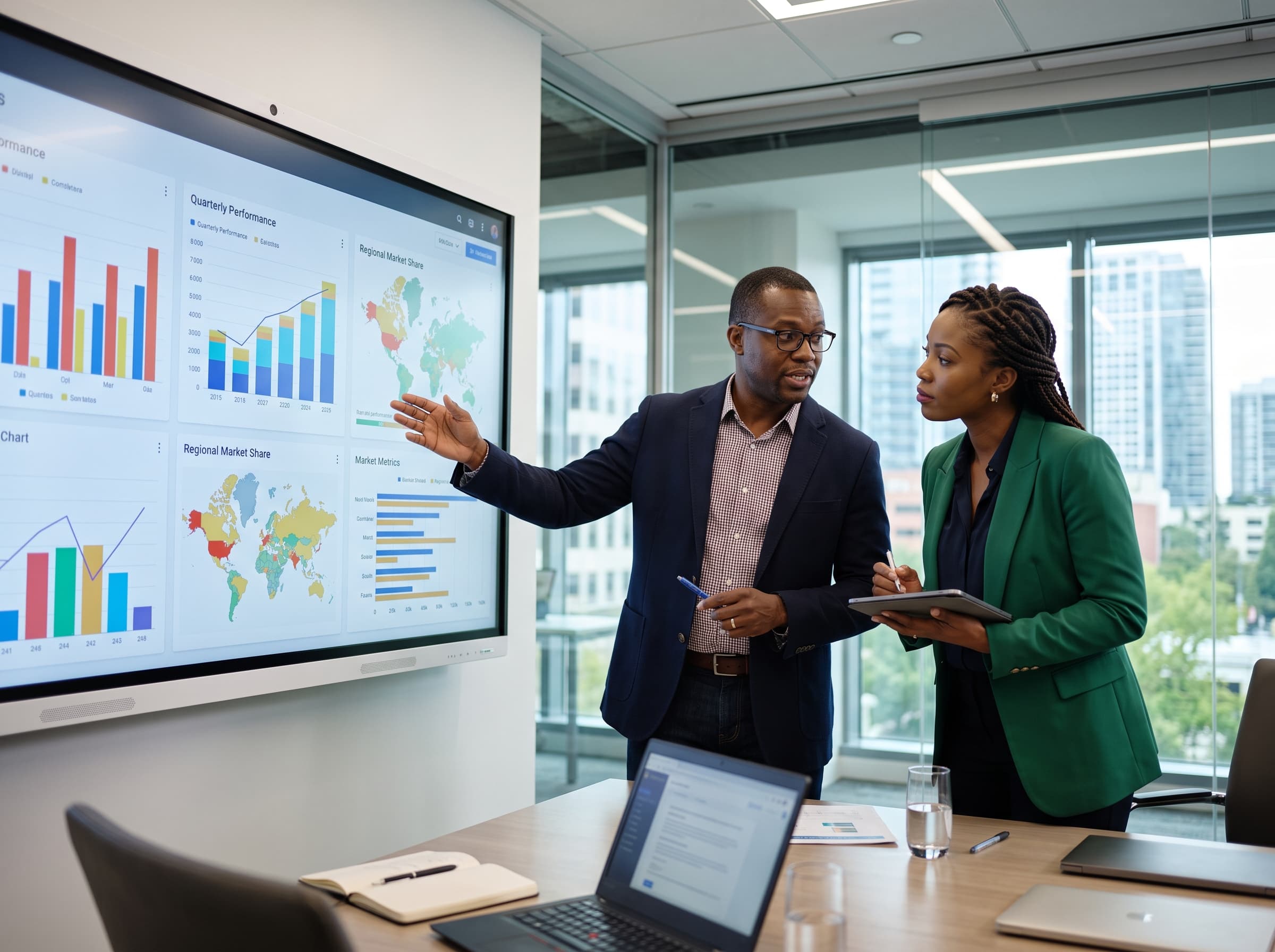 Founders and teams at work in an African business environment