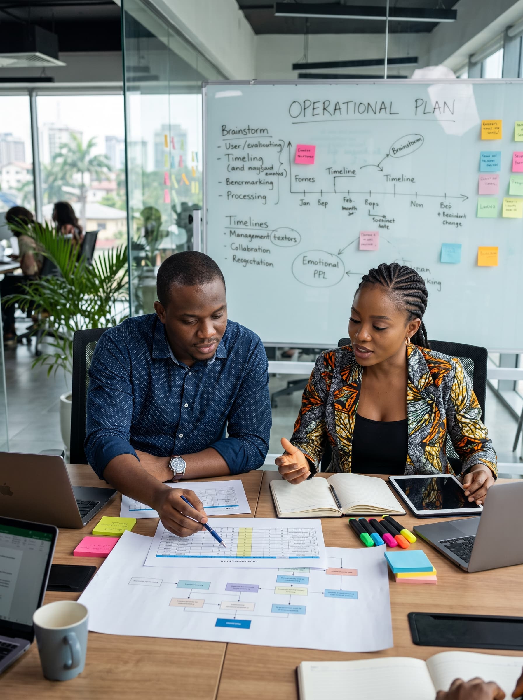 Plan: the team working on a go-to-market engagement